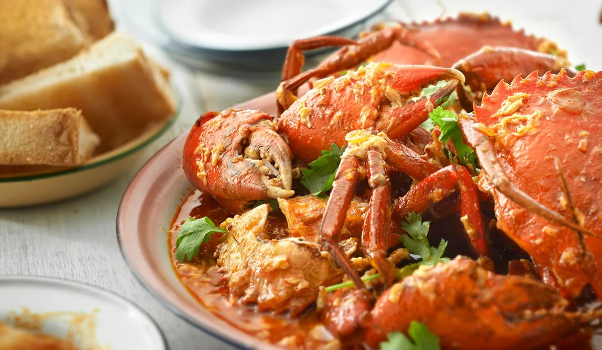 Cua sốt ớt (Chilli Crab): Đỉnh cao của các món về cua